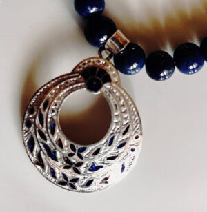 Sterling Silver Minakari Pendant