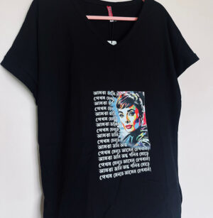 Kalighat Patachitra T-shirt for Women